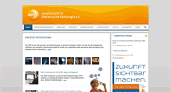 Desktop Screenshot of kinder-radiologie.org